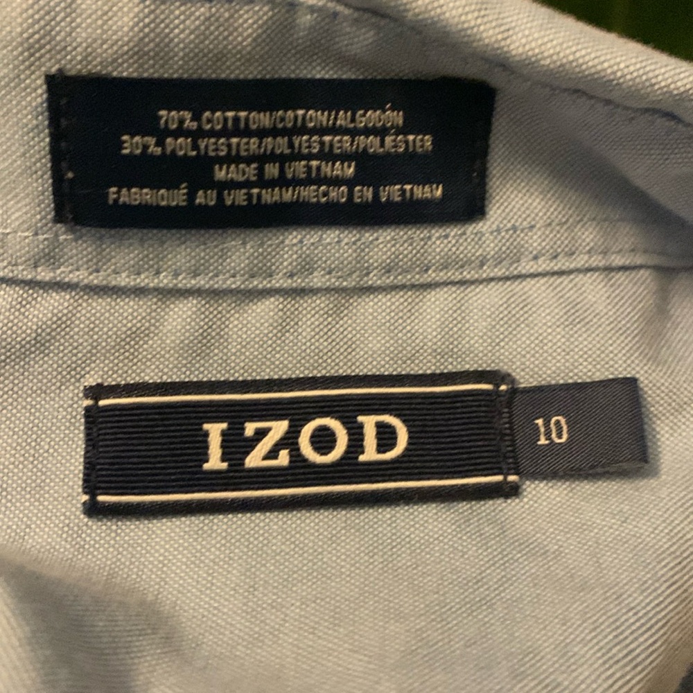 Izod boy dress shirt
